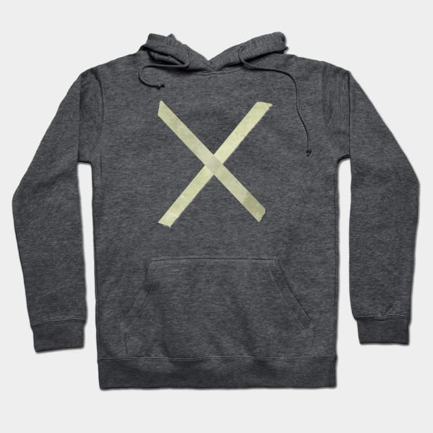 X-Files taped X Hoodie by avoidperil